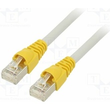 Telegärtner 100007985 Patch S/FTP Kat: 6a RJ45 vidlice z obou stran lanko Cu