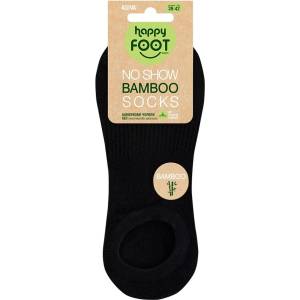 AGIVA Дамски терлици Agiva Happy Foottopia, No Show, Бамбук, Черен, размер 35-38 / 39-42 (AGIVA-010)