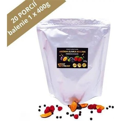 FitStream Fit balíček sušené ovocie Aronia Slivka Malina 400 g