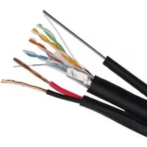  FTP/M Cat5e 24AWG Cu + 2x0, 75mm CU захранващи проводници (FTP/M Cat5e Cu 2x0.75mm CU)