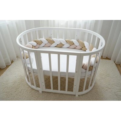 Babyhome плетен обиколник за кошара 330 см. Цвят БЕЖЕВ (11996)