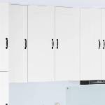 vidaXL Панел за миялна машина Kalmar Лъскаво бяло 80 x 31 x 100 см (884798)