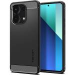 Spigen Гръб Spigen Rugged Armor за Xiaomi Redmi Note 13 - Черен