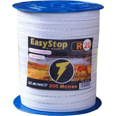 Elektrická páska EASYSTOP 20 mm/200 m pro elektrický ohradník