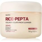 Nacific Rice + Pepta Collagen Gelato Pack Cleanser овлажняващ почистващ гел за укрепване на кожната бариера 150 гр