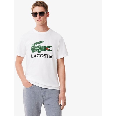 Lacoste Тениска Lacoste Men's Large Logo T-Shirt - White 001