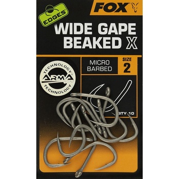 Fox Edges Wide Gape Beaked X Hooks vel.2 10 ks