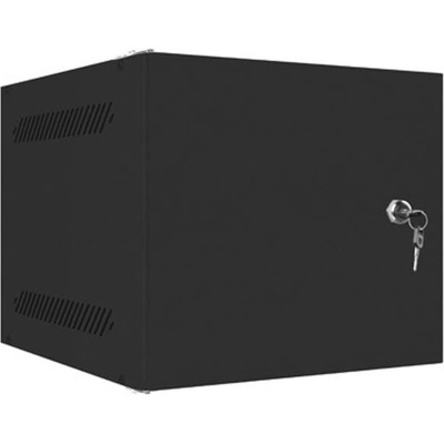 Lanberg Комуникационен шкаф Lanberg WF10-2304-00B, 10", 4U, 280x310mm, товароносимост 20кг, черен (WF10-2304-00B)