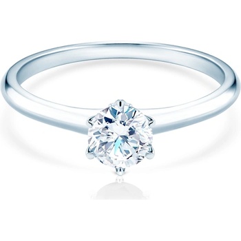 SAVICKI Годежен пръстен The Journey: бяло злато, лабораторен диамант