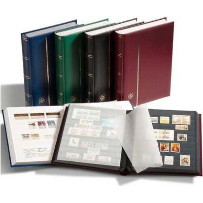 Color Album na známky A4 32 stran vínové vatované