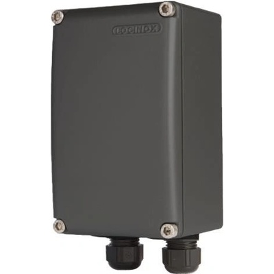 LOCINOX PB 1 C - hliníková krabica s DIN lištou, IP66, 96 x 155 x 86 mm, čierna PB-1_C