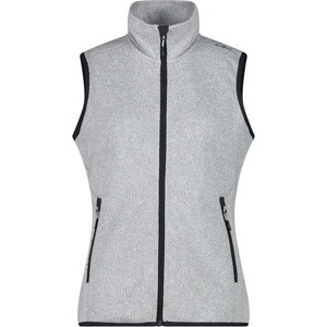 CMP Дамски поларен елек CMP Women's Vest Jacquard Knitted Fleece vest - Alluminio / Antracite - размер 48 (EU) (132-1108-0718)