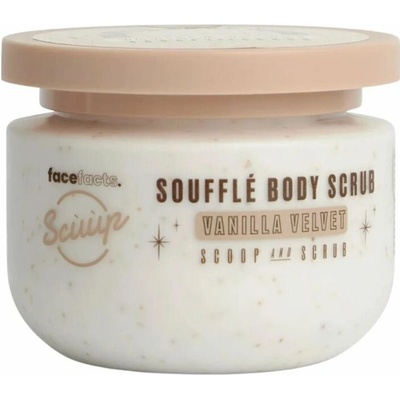 Face Facts tělový peeling s bambuckým máslem scuup vanilla velvet 270 g
