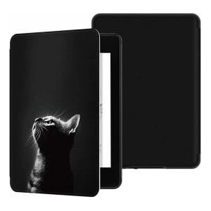 Stradour Smart Case Graphic Case for Kindle Paperwhite 1/ 2/ 3 (Moon Cat)