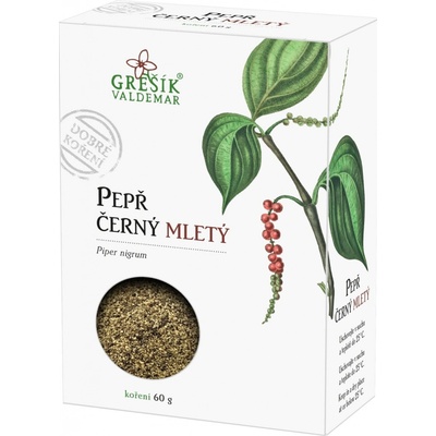 Grešík Pepř černý mletý 60 g