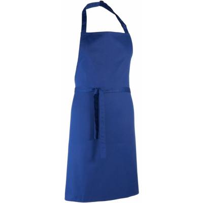 Premier Workwear Klasická zástera za krk PR150 Royal Pantone 286 72 x 86 cm