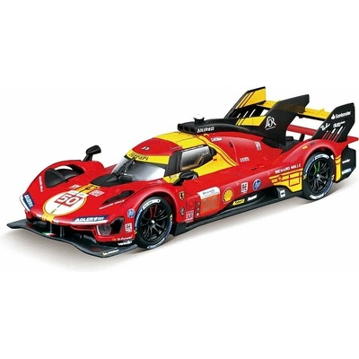 Bburago RACING Ferrari 499P 24H Le Mans Champion 2024 v dekorativním boxu 1:43