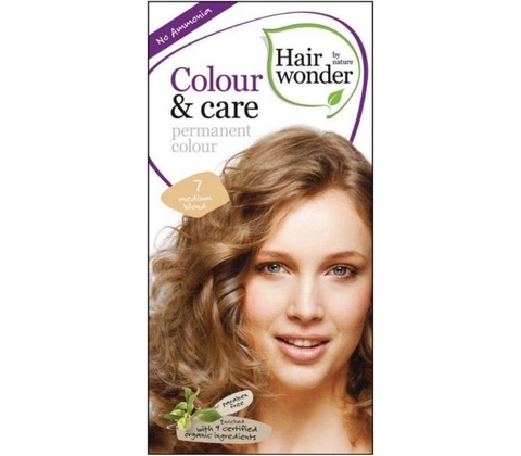 Hairwonder přírodní dlouhotrvající barva BIO středně Blond 7