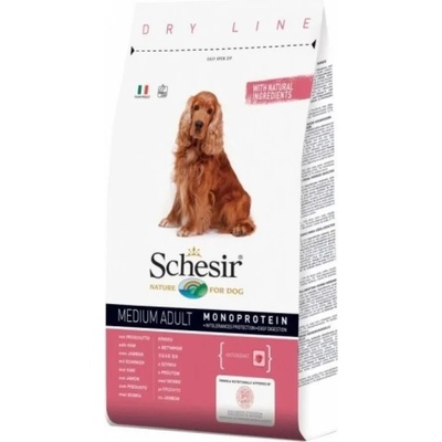 Schesir Monoprotein Prosciutto Adult- с прошуто , за кучета от средни породи в зряла възраст