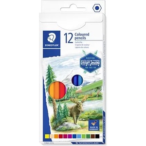 STAEDTLER Комплект цветни моливи, шестоъгълни, staedtler "146c", 12 различни цвята 146c c12 (146c c12)