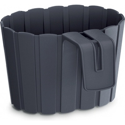 NABBI DDEZ200 plastový balkónový kvetináč 19,4 cm antracit 19.4 x 21.2 x 13 cm