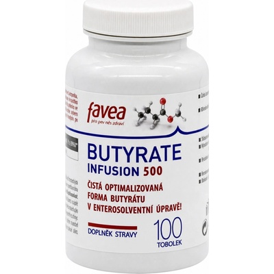 Favea Butyrate Infusion 500 100 kapsúl