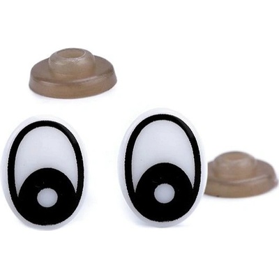 Stoklasa Oči bezpečnostní 12x16 mm černé (1pár)