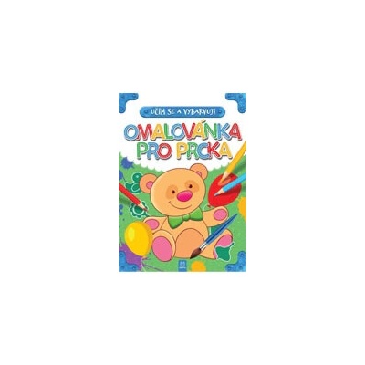 Omalovánka pro prcka Učím se a vybarvuji