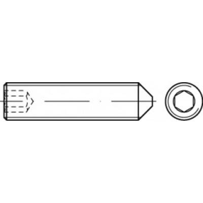 TOOLCRAFT TO-5414382 závitový kolík M16 45 mm ocel glavanizované zinkom 50 ks