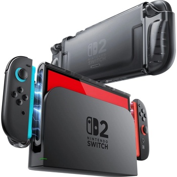 Supcase crystal case nintendo switch 2 frost black (843439157392)