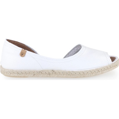 Verbenas espadrilky s otevřenou špičkou bílé