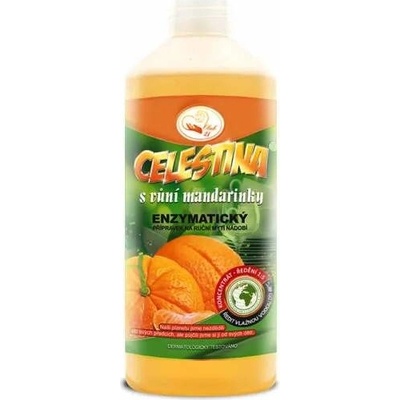 CELESTINA enzymatický přípravek na mytí nádobí mandarinka 0,5 l