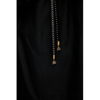 KARL LAGERFELD Блуза Karl Lagerfeld дамска в черно с изчистен дизайн B1W11011 (B1W11011)