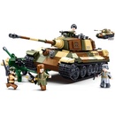 Sluban B0980 Nemecký ťažký tank Tiger II 2 v 1