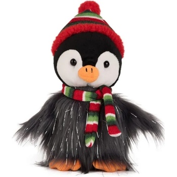 Амек Тойс Плюшена играчка Амек Тойс - Пингвин с коледен шал, 22 cm (010662-2)