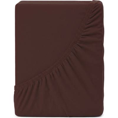 4Home jersey prostěradlo Ideál tmavě hnědé 200x200