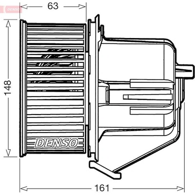 vnitřní ventilátor DENSO DEA07027