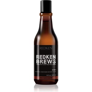 Redken Brews 3 в 1 шампоан, балсам и душ гел 300ml