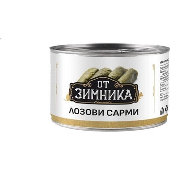 ЗИМНИКА Лозови сарми постни Зимника 400гр