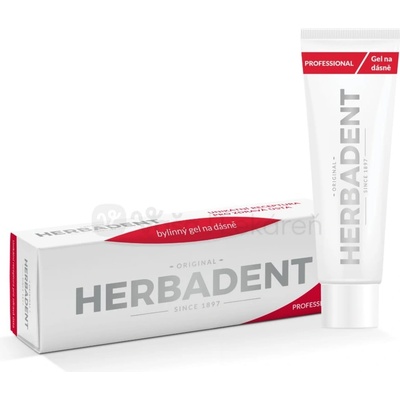 Herbadent PROFESSIONAL Gél na ďasná s chlórhexidínom 25 g