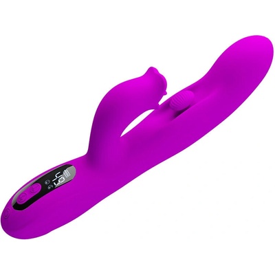 Pretty love yalanda rabbit oscillating vibrator with led display