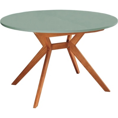 RAGABA Biju Round Oak 110-160 cm olivová zelená