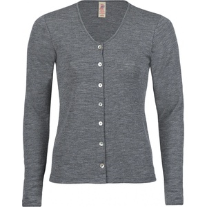 Engel Дамско вълнено яке Engel Women's Cardigan Wool jacket - Schiefer - размер 46/48 (EU) (105-1510-0311)