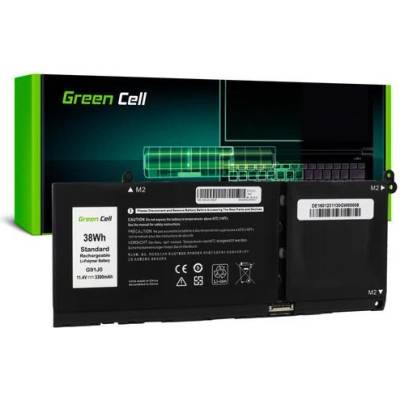 Green Cell Батерия за лаптоп Dell Latitude 3320 3330 3520 Inspiron 15 3511 3525 5510 G91J0 11.4V 3300mAh LiPo GREEN CELL (GC-DELL-DE160)