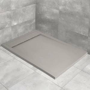 Radaway Teos F правоъгълно композитно душ корито 130x80 см циментово-сиво (HTF13080-74)
