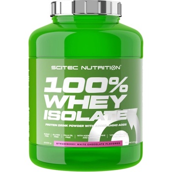 Scitec Nutrition 100% Whey Isolate [1816 грама] Бял шоколад с ягода
