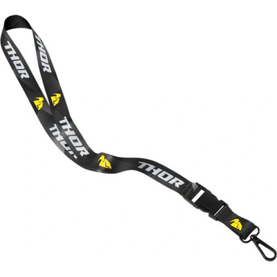 Šňůrka na krk Thor LANYARD S17 černá/YELLOW