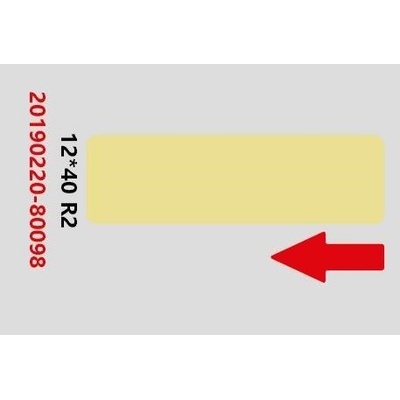 NIIMBOT štítky RP 12x40mm 155ks BrightYellow pro D11 a D110 (A2A68301601)