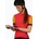 Endura Дамска тениска Endura FS260 II S/S pomegranate