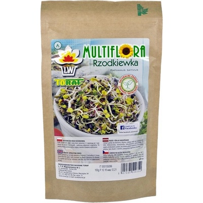 MultiFlora Ředkvička - semena na klíčení 100 g